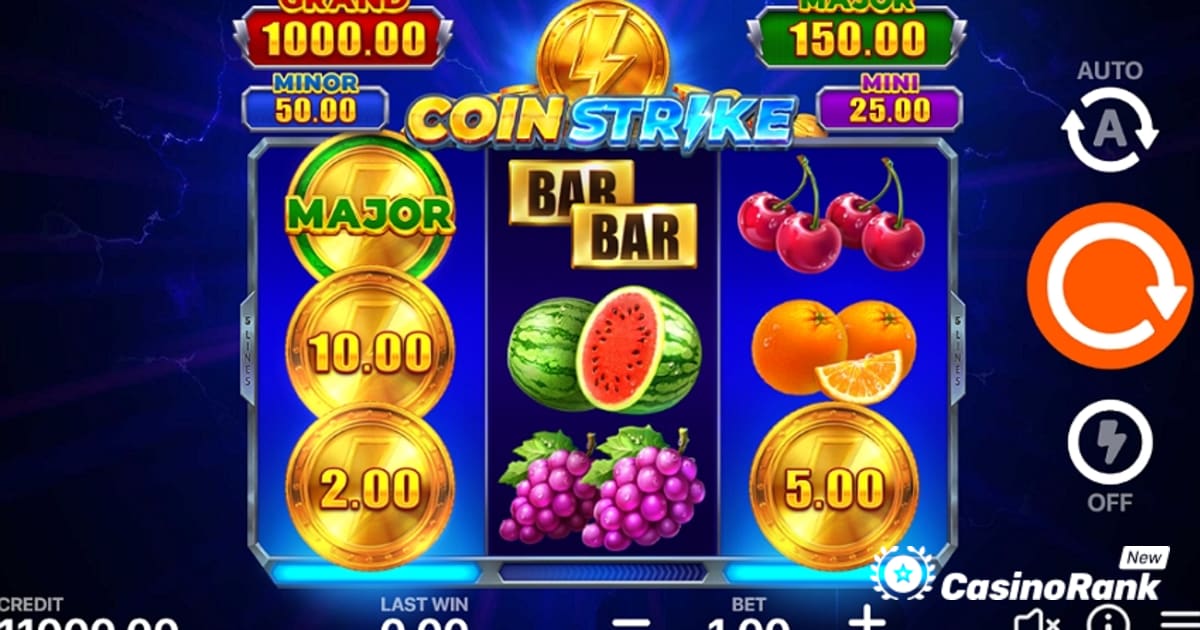 Playson debuteert opwindende ervaring met Coin Strike: Hold and Win